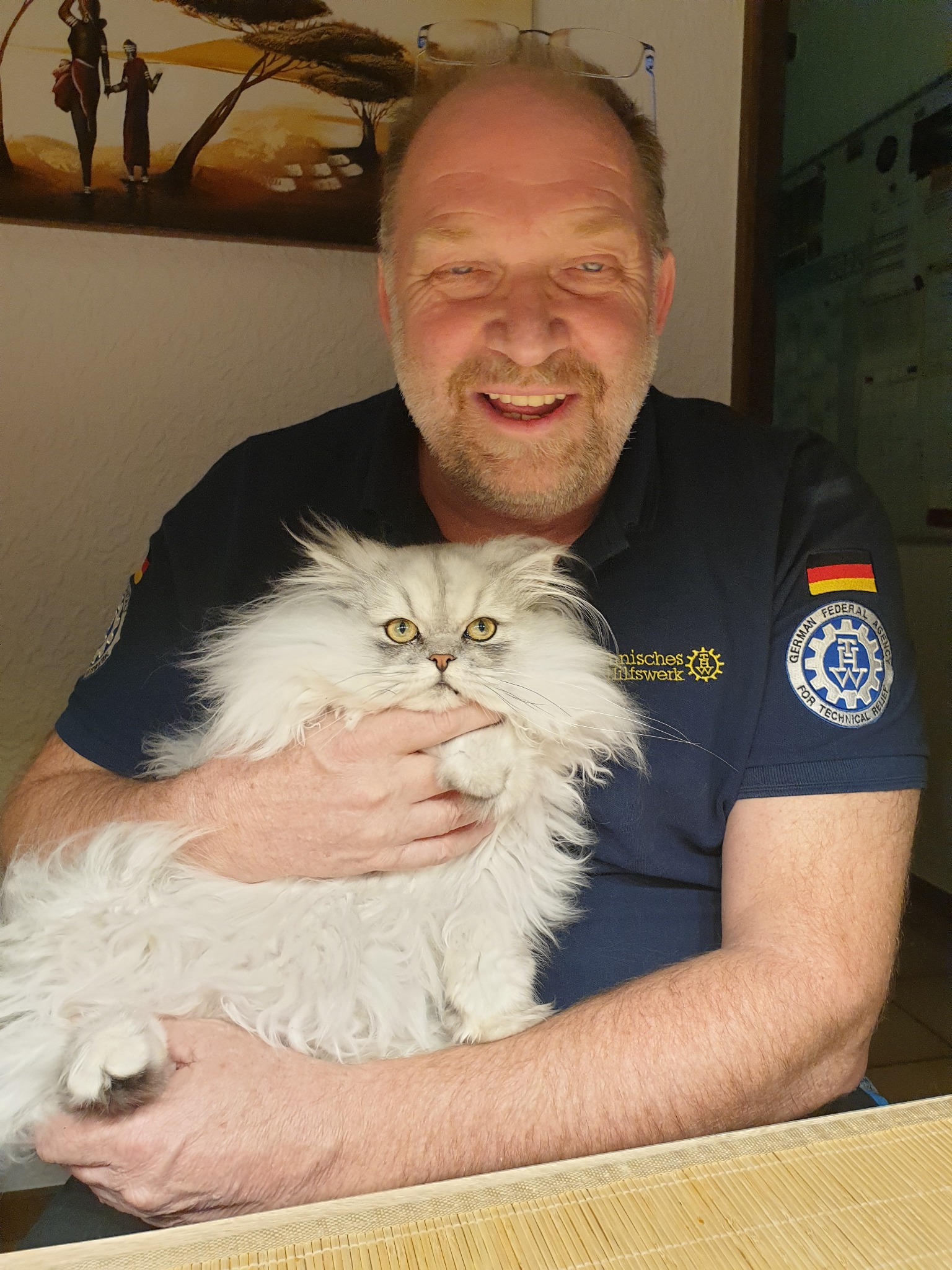 Gemeinsamer Moment mit Charly